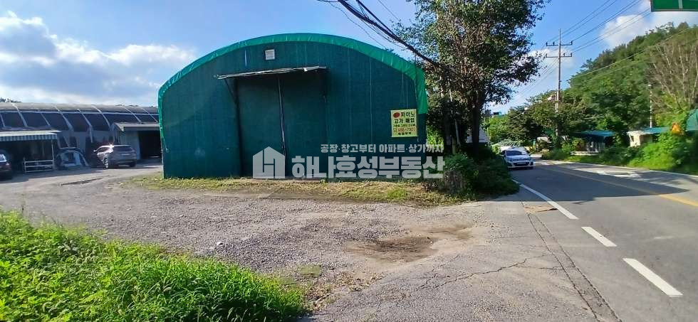 경기 남양주시 금곡동 주건축물제1동 100P. 무대 IC. 하우스. 도로 옆. 대형차 월세 매물번호 10350 사진 1